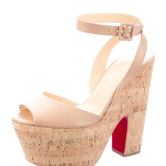 Christian Louboutin Dombasle Heels Size 38.5 - Picture 9 of 11